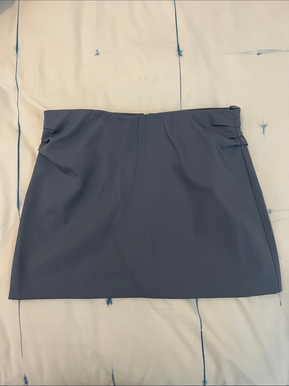 ZARA Mini Skirt in Dusty Blue-Gray